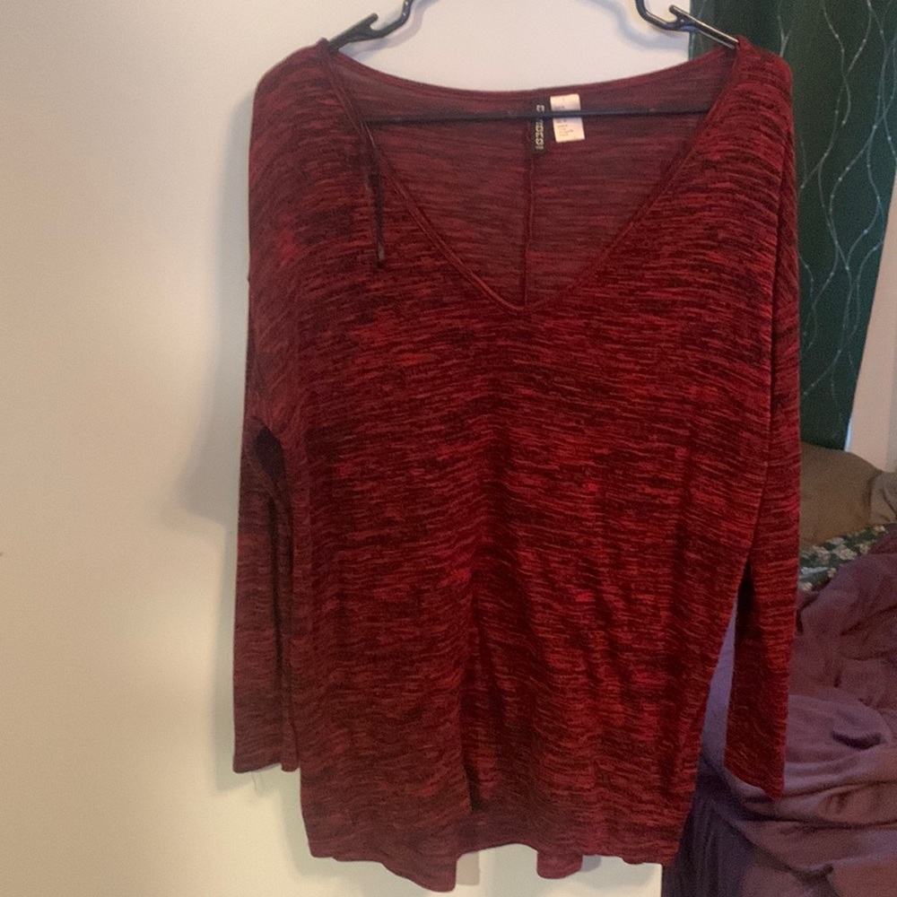 red sweater